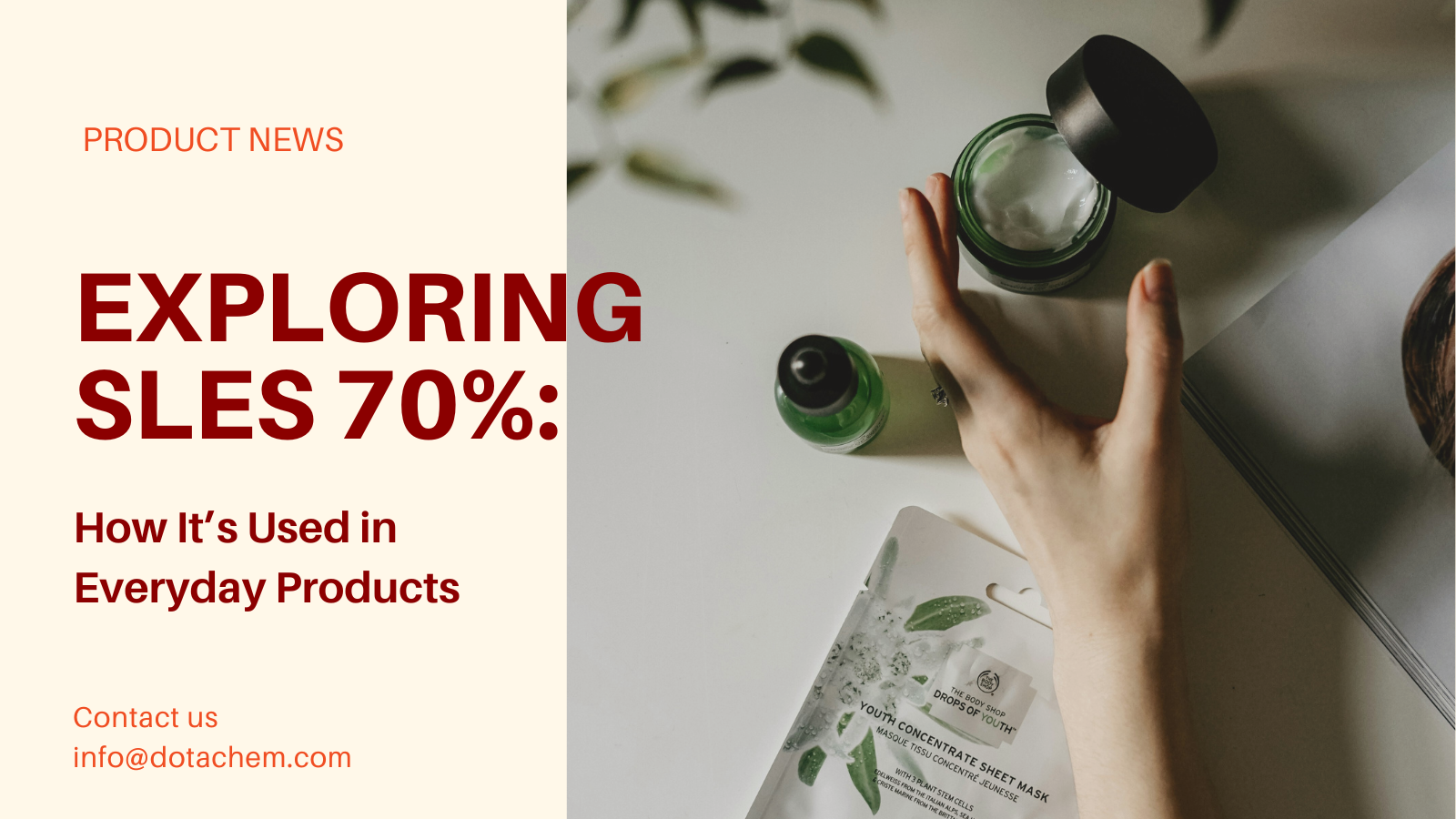 Изучение SLE 70%: что это такое и как они используются в повседневных продуктах